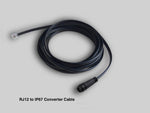 RJ12 to Threaded Waterproof Connector converter cable (ECS-3)